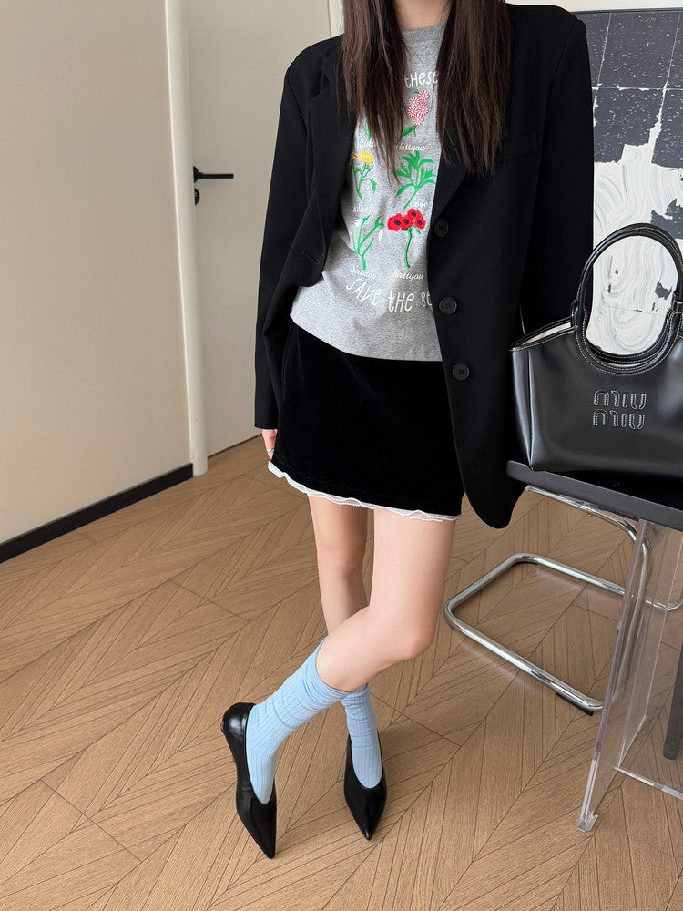 Karin Luna In Stock Spot Goods Classic three-color pointed toe metal heel shoes