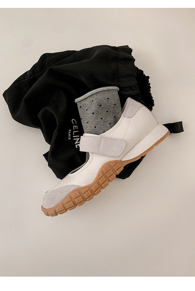 Karin Luna Casual Sports Bottom  Magic Tape Round Toe Casual Style Single Shoes