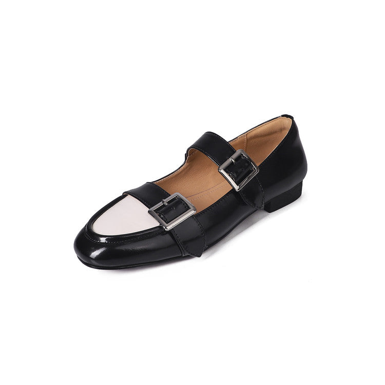 Karin Luna In Stock Spot Goods One-Strap Height-Increasing Belt Buckle Single Shoes