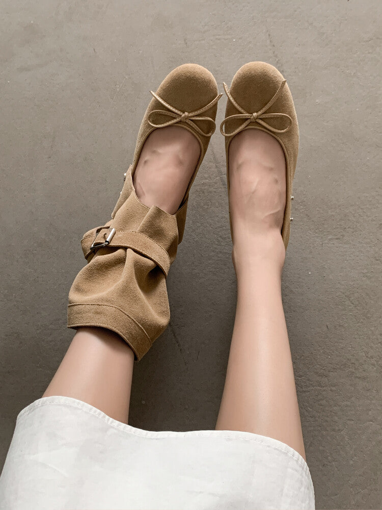 Karin Luna In Stock In Stock  Convertible Boots+Mary Jane  Sweet Bowknot Large Tube