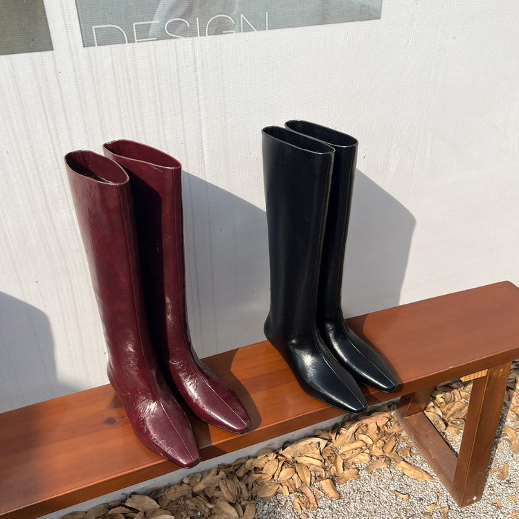 Karin Luna Retro Style  Flat Long Boots