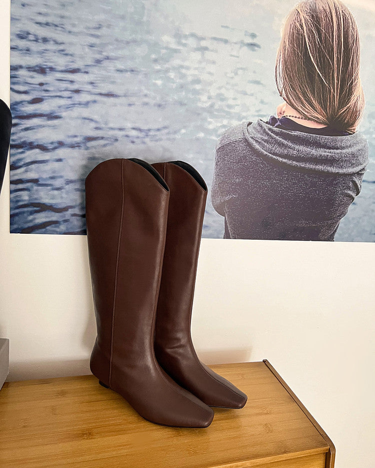 Karin Luna In Stock Spot Goods  Pointed Toe v Slimming Western Boots