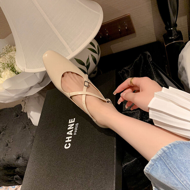 Karin Luna Bestseller Available for sale all seasons Mary Jane with built-in data Full Leather Single Shoes Go ahead with confidence