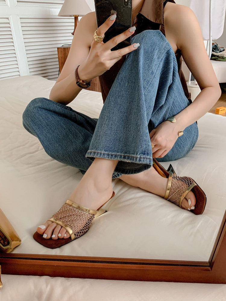 Karin Luna In Stock In Stock    Summer's New Favorite~Breathable Mesh Slippers