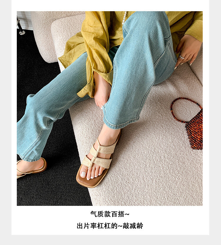 Karin Luna Hot-Selling Series~Resort style with inherent appeal Designed thong sandals