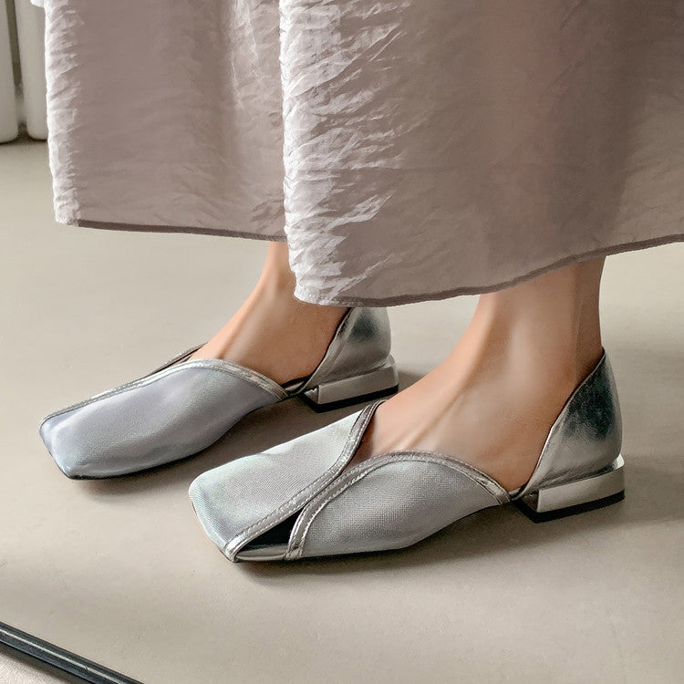 Karin Luna In Stock Spot Goods  Square Toe Mesh Sandals