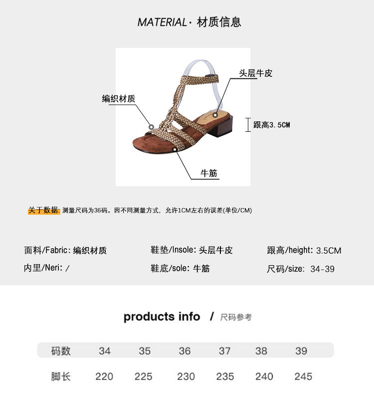 Karin Luna Bohemian Style~Sofa Insoles Casual Vacation Style Sandals