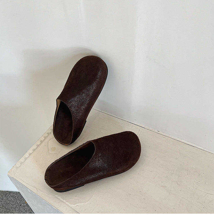 Karin Luna Full Layer Inside and Out~Spot Goods Spot Goods Basic Versatile Mules Slippers