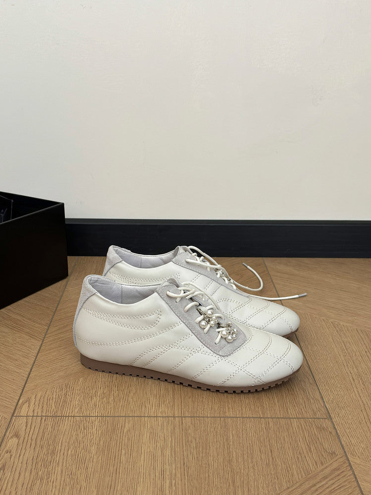 Karin Luna Casual Shoes Series~  In stock Xiaohongshu Hot-Selling Lace-Up Thick-Soled Deep Mouth Single Shoes