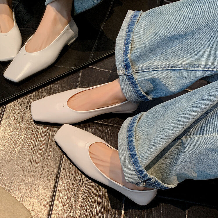 Karin Luna has prepared stock  Full leather inside and out  Top Layer Horse Oil Cowhide Shallow Mouth Nursing Mary Jane Shoes