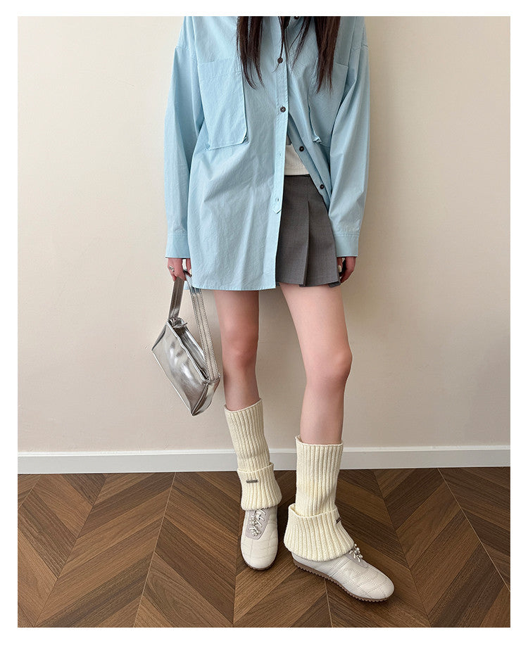 Karin Luna Casual Shoes Series~  In stock Xiaohongshu Hot-Selling Lace-Up Thick-Soled Deep Mouth Single Shoes
