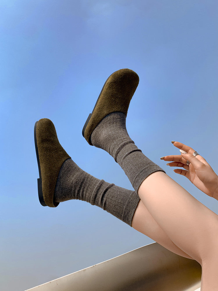 Karin Luna Full Layer Inside and Out~Spot Goods Spot Goods Basic Versatile Mules Slippers