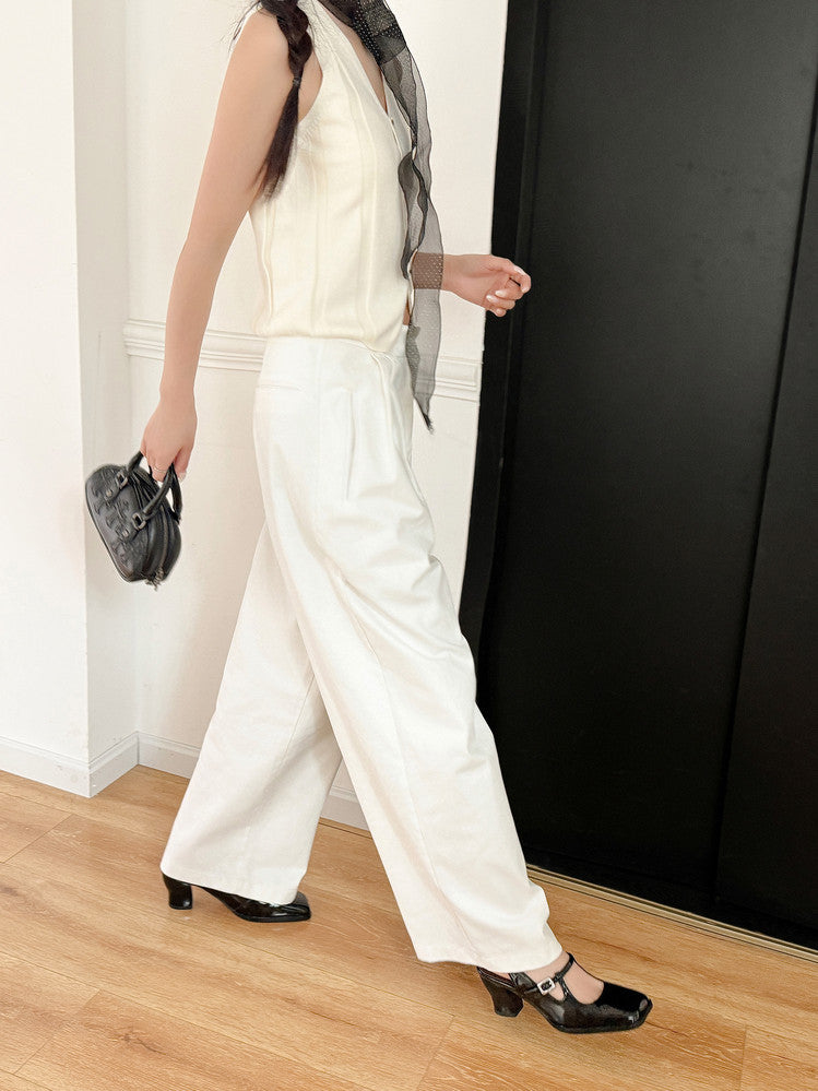 Karin Luna In Stock  Spot Goods  Rhinestone Small Square Toe Closed-Toe Sandals