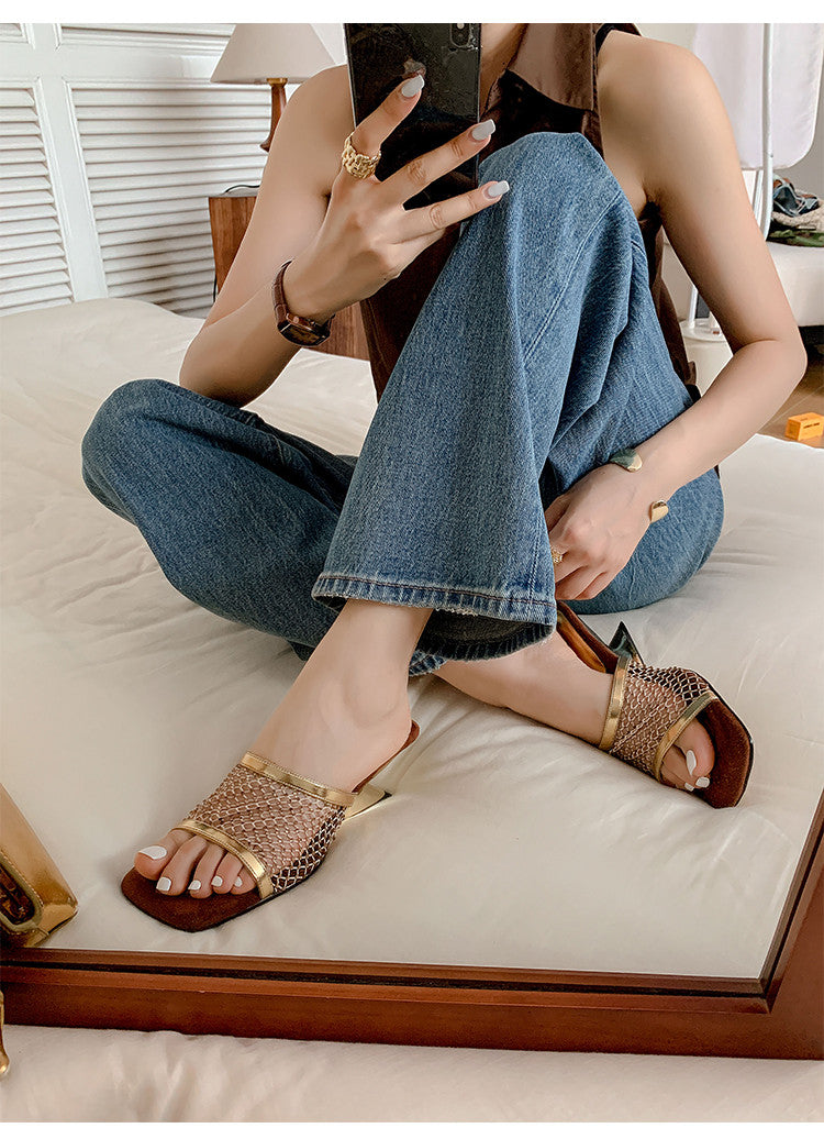 Karin Luna In Stock In Stock    Summer's New Favorite~Breathable Mesh Slippers
