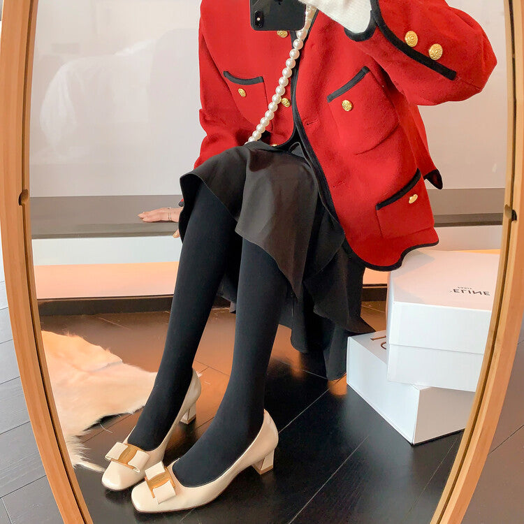Karin Luna In Stock Spot Goods Classic Bestseller Ferragamo Full Leather Inside and Out Commuting Four Seasons Can Be Worn！