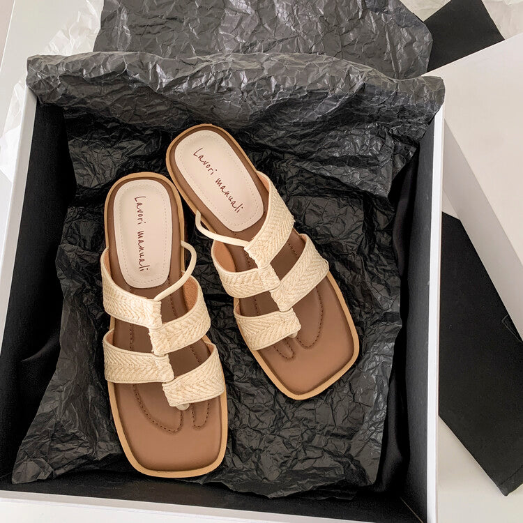 Karin Luna Hot-Selling Series~Resort style with inherent appeal Designed thong sandals