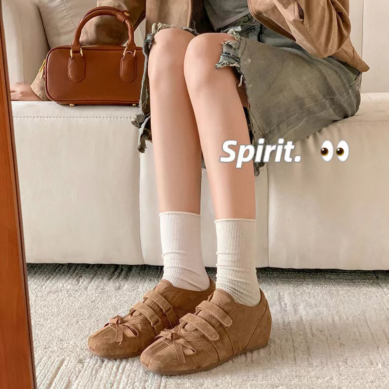 Karin Luna Casual Shoes Series~  In stock Hot-Selling Magic Tape Height-Increasing Deep Mouth Single Shoes