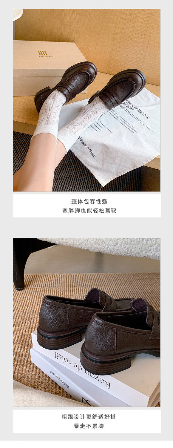 Karin Luna Classic Style British Style Loafers