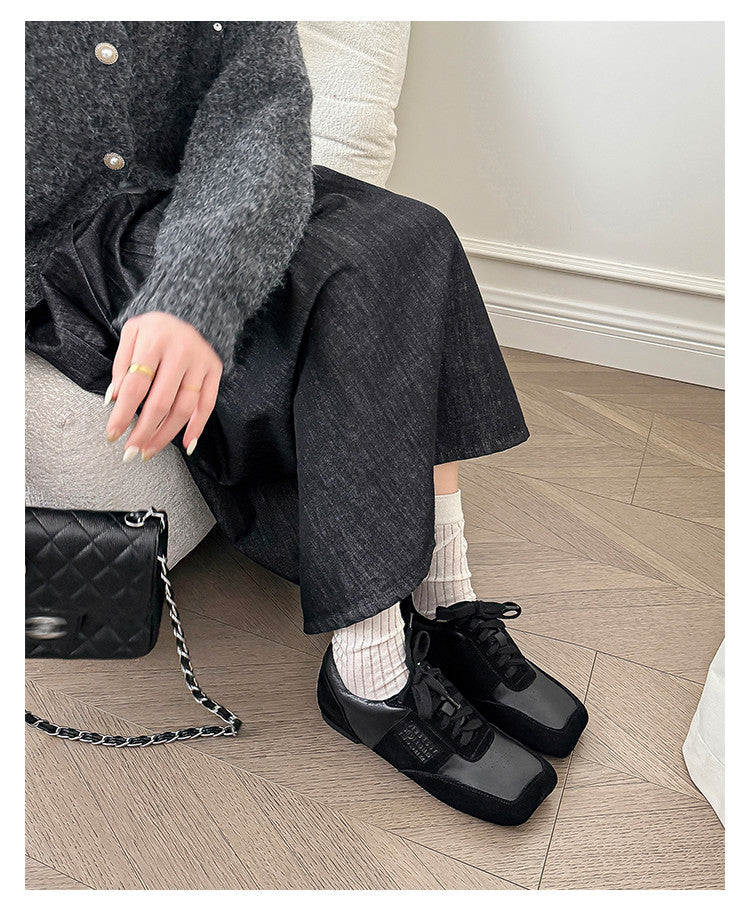 Karin Luna Casual Shoes Series~  In stock Lace-up Thick-soled Deep Mouth Single Shoes