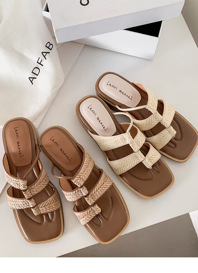 Karin Luna Hot-Selling Series~Resort style with inherent appeal Designed thong sandals