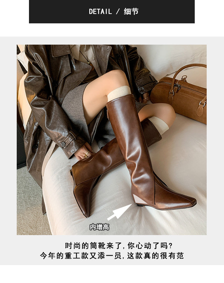 Karin Luna In Stock In-stock Thigh Circumference Inner Height Increase Long Boots