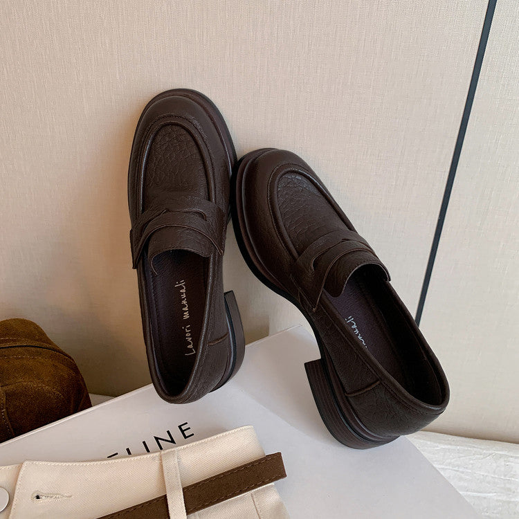 Karin Luna Classic Style British Style Loafers