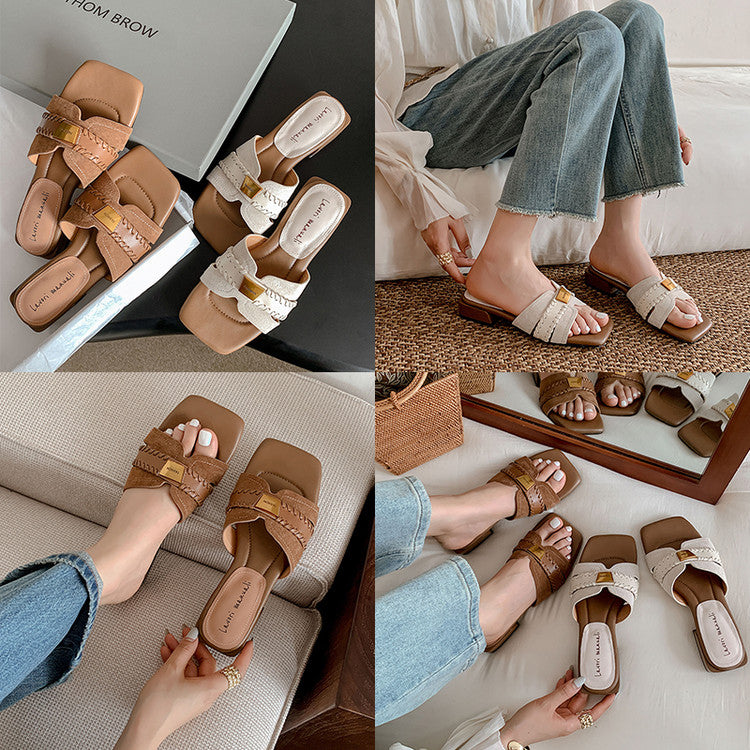 Karin Luna Hot Item Hot Item Comes with data plan included Flat woven style slippers