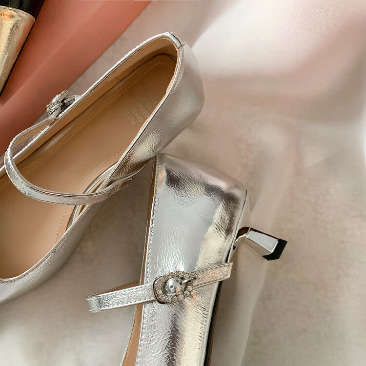 Karin Luna In Stock  Spot Goods In Stock  Classic Color Block Pointed Toe Hot-Selling Elegant Stiletto Pumps