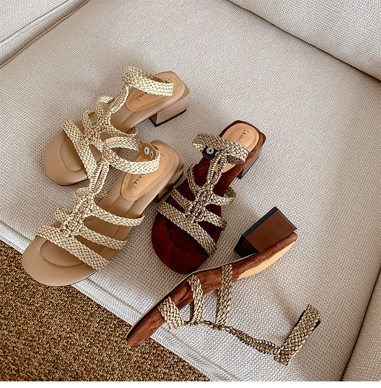Karin Luna Bohemian Style~Sofa Insoles Casual Vacation Style Sandals