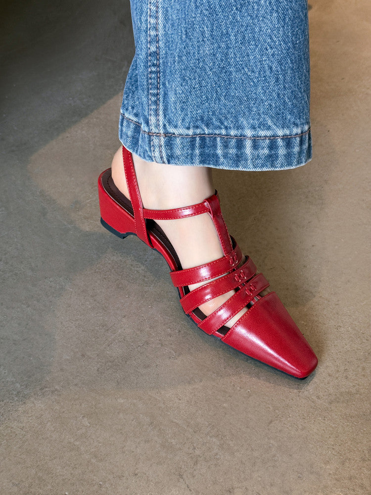 Karin Luna Classic Old Money Style Closed Toe Sandals