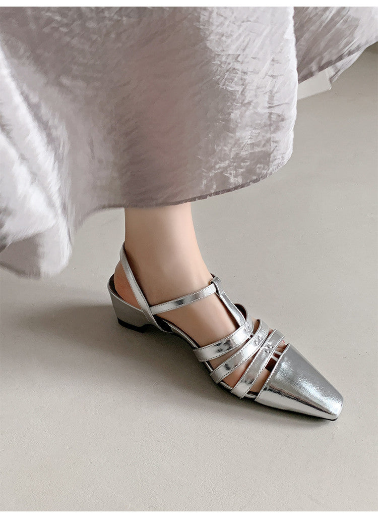 Karin Luna Classic Old Money Style Closed Toe Sandals