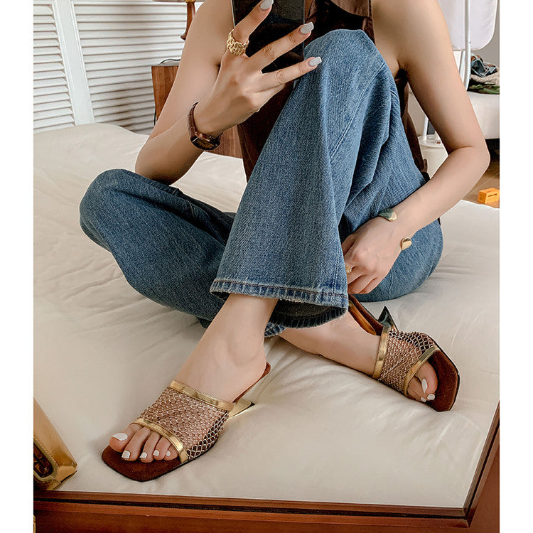 Karin Luna In Stock In Stock    Summer's New Favorite~Breathable Mesh Slippers