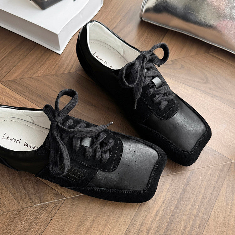 Karin Luna Casual Shoes Series~  In stock Lace-up Thick-soled Deep Mouth Single Shoes