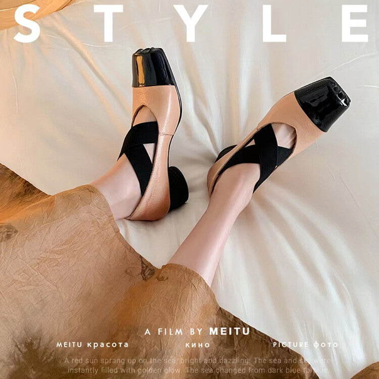 Karin Luna In Stock  Spot Goods  Lost in a Flash~Full Grain Leather Inside and Out Pig Nose Style Mainly Recommended Popular Ballet Shoes