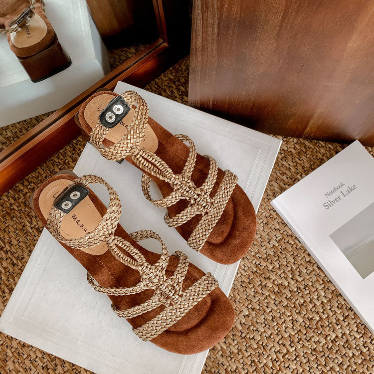 Karin Luna Bohemian Style~Sofa Insoles Casual Vacation Style Sandals