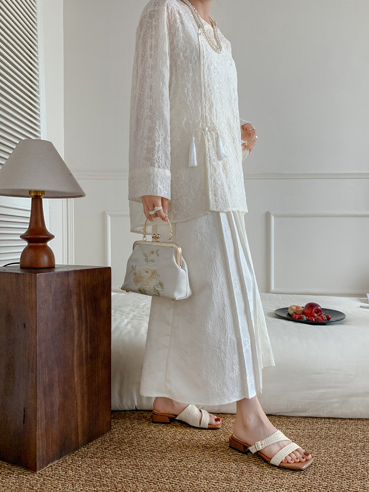 Karin Luna In Stock Spot Goods Resort Style Woven Flat Sandals