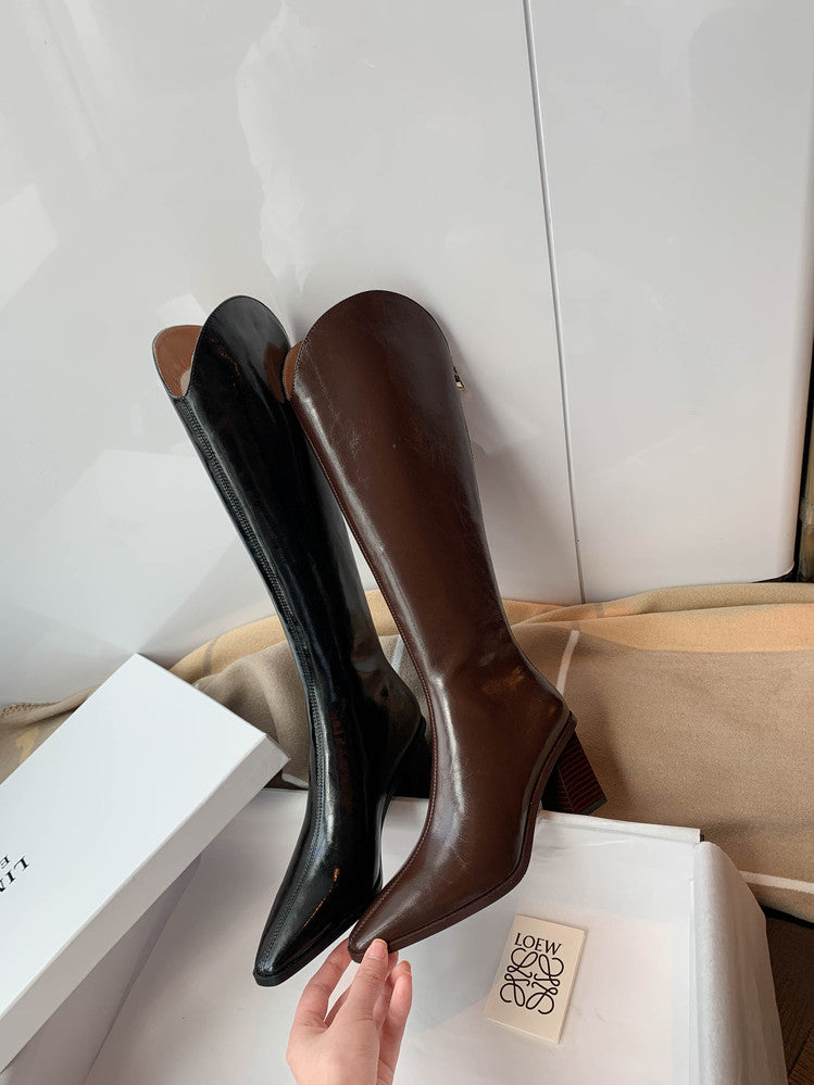 Karin Luna In Stock  Temperament Style v High Heel Long Boots