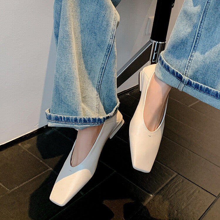 Karin Luna has prepared stock  Full leather inside and out  Top Layer Horse Oil Cowhide Shallow Mouth Nursing Mary Jane Shoes