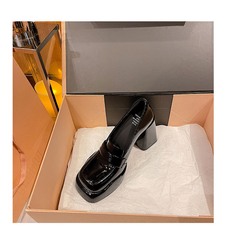 Karin Luna ck Popular Hot Girl Red high heels Full leather inside and out Cow Patent Leather Super High Heel