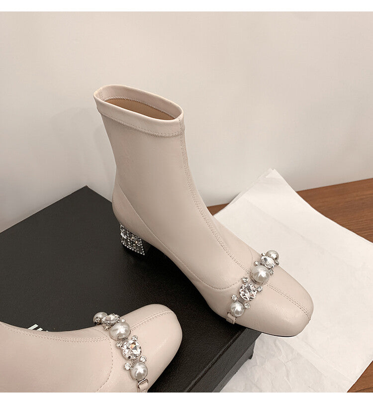 Karin Luna Hot-Selling In Stock  Dynamic Rhinestone One-Strap Vintage Style  Slimming Leggings
