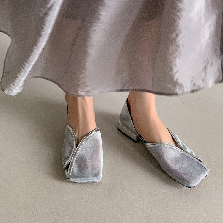 Karin Luna In Stock Spot Goods  Square Toe Mesh Sandals