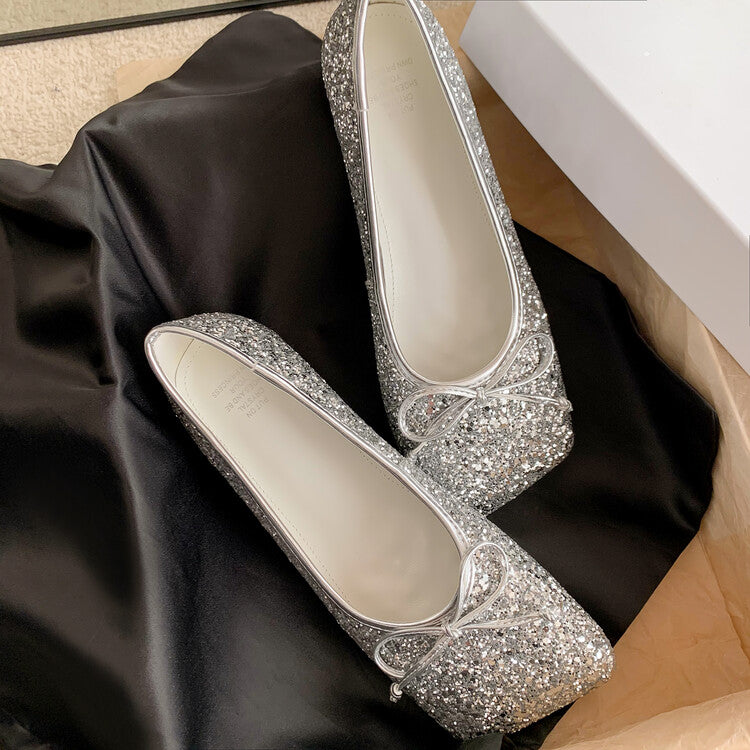 Karin Luna In Stock Spot Goods  Hurry up and grab this hot item!！Square-Toed Flat Granny Shoes