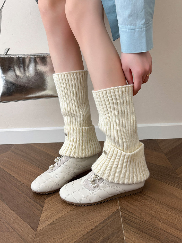 Karin Luna Casual Shoes Series~  In stock Xiaohongshu Hot-Selling Lace-Up Thick-Soled Deep Mouth Single Shoes