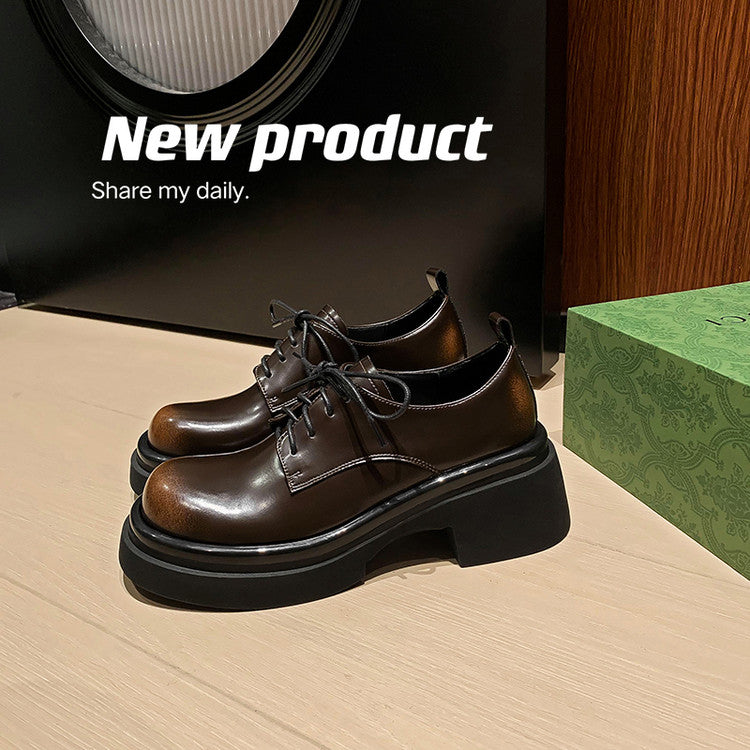 Karin Luna Casual Shoes Series~ In stock Classic Lace-up Thick-soled Casual Shoes
