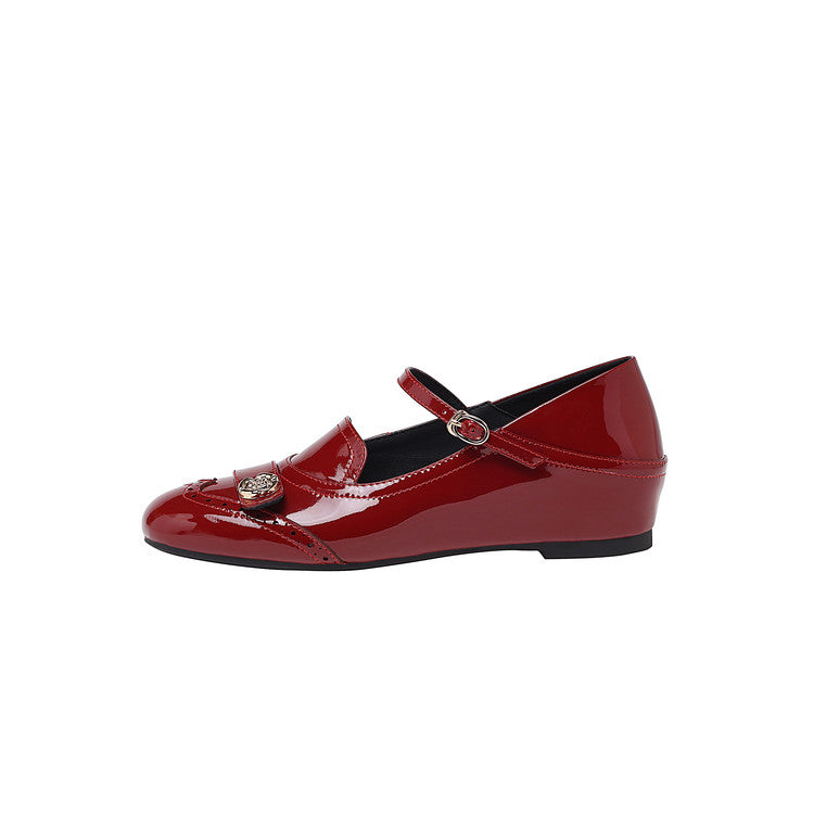 Karin Luna In Stock In Stock Vintage Mary Jane Series·Single Strap Flats
