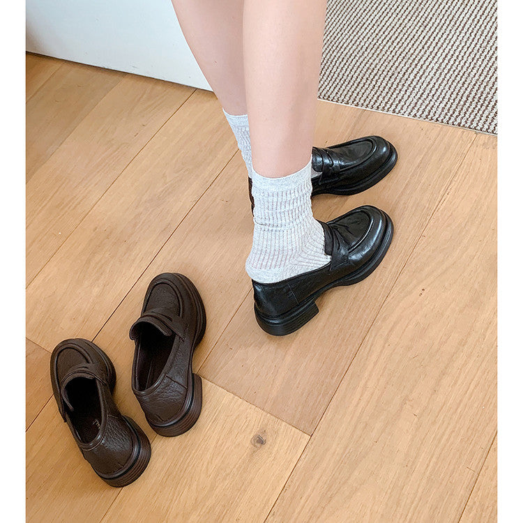 Karin Luna Classic Style British Style Loafers