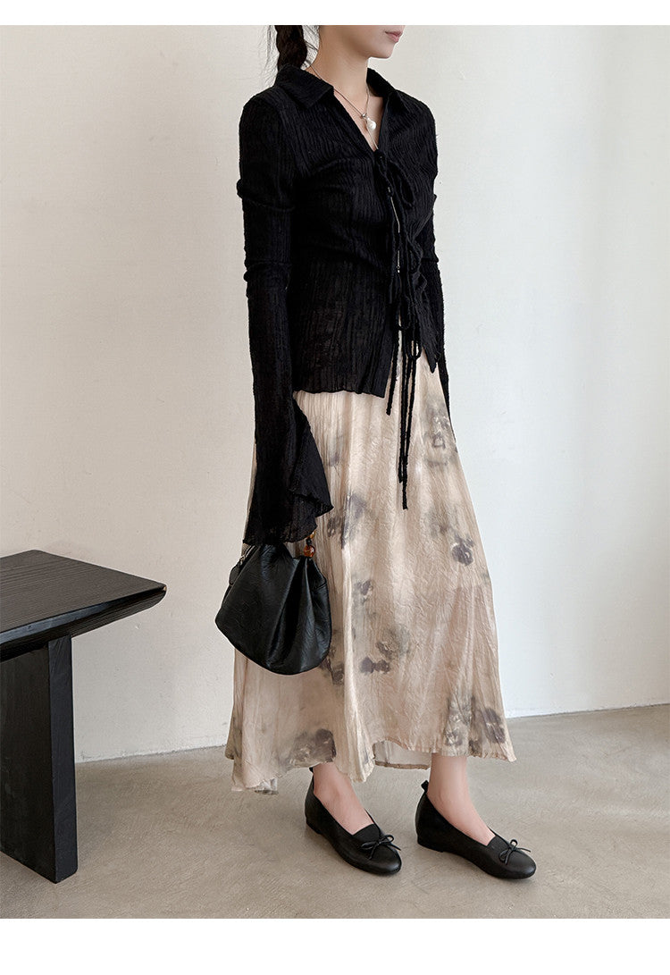 Karin Luna Full Layer Inside and Out~Basic Versatile Bow Hidden Heel Shoes
