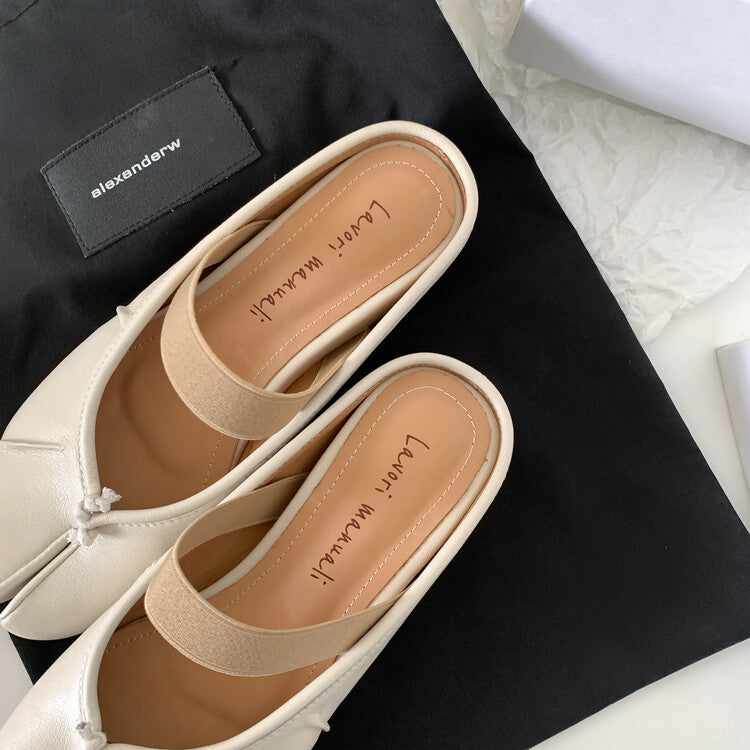 Karin Luna Classic Split-Toe Shoes  Explosive Pattern One-Strap Mary Jane Height-Increasing Full Leather Closed-Toe Slippers