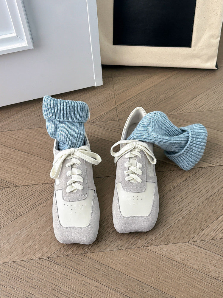 Karin Luna Casual Shoes Series~  In stock Lace-up Thick-soled Deep Mouth Single Shoes