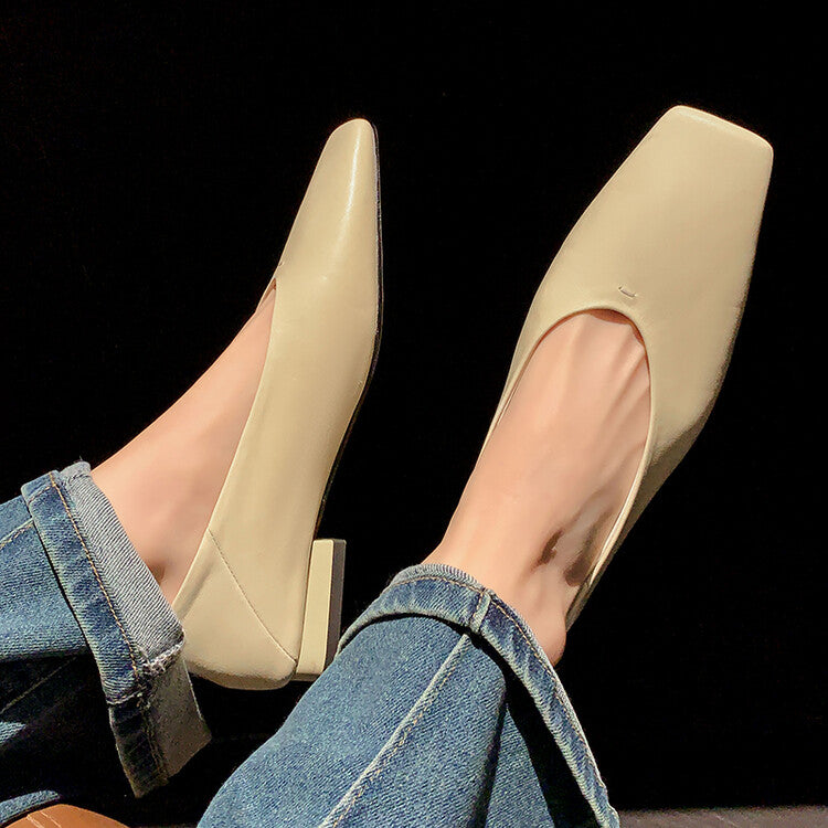 Karin Luna has prepared stock  Full leather inside and out  Top Layer Horse Oil Cowhide Shallow Mouth Nursing Mary Jane Shoes